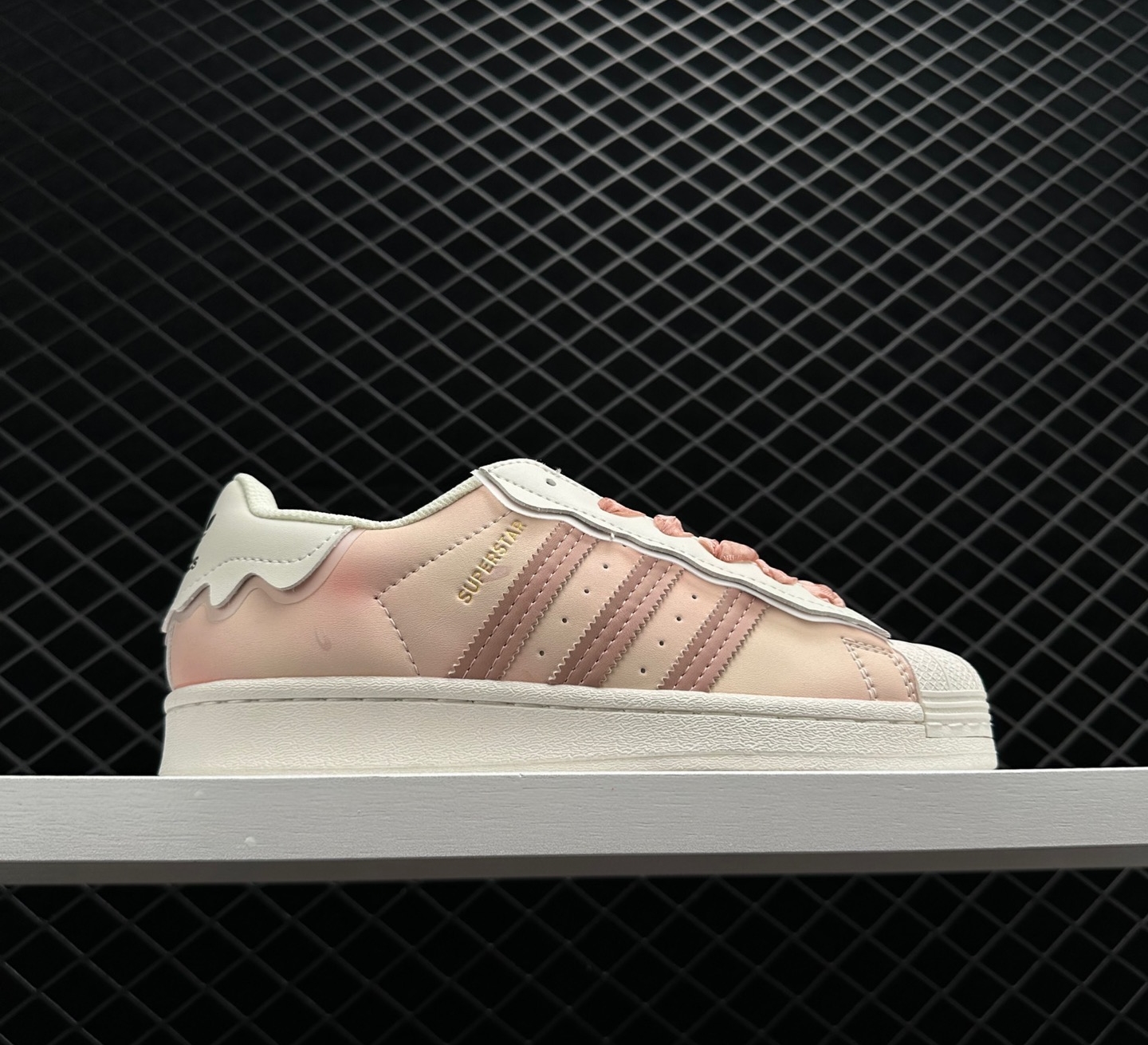 Adidas Originals Superstar Cloud White Pink Core Black - Stylish and Trendy Sneakers