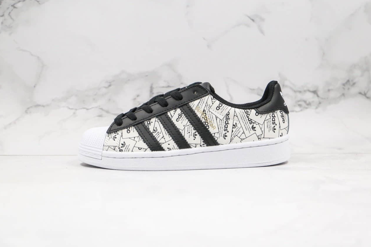 Adidas Superstar 'Label Collage' FV2819 - Iconic Sneakers with Unique Design