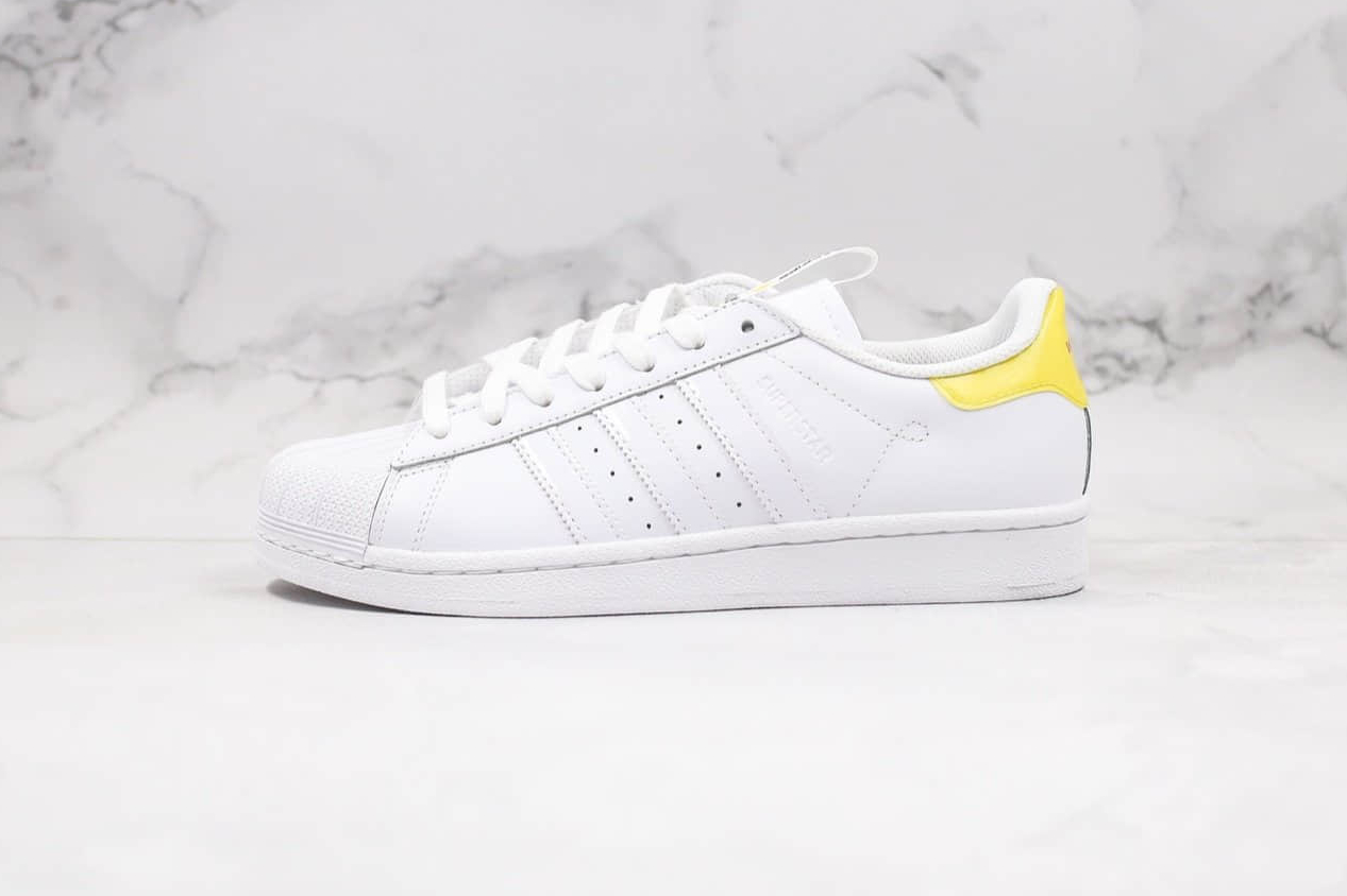 Adidas Superstar 2020 Cloud White Yellow Core Black FW2856 - Trendy Style and Unmatched Comfort!