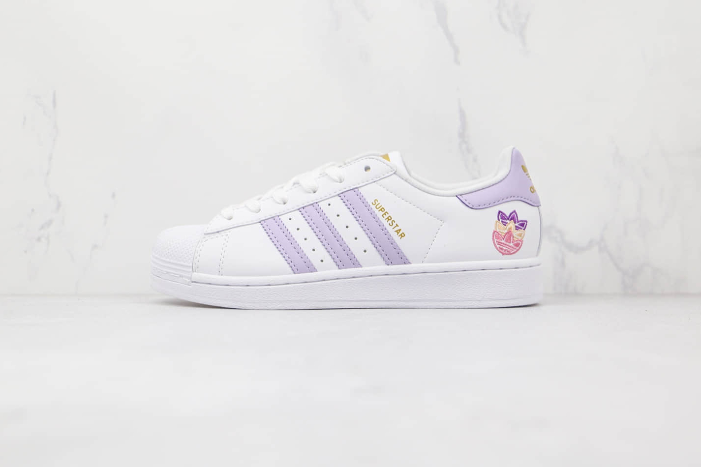 Adidas Superstar White Purple Tint Sneakers - GZ8143 | Limited Edition