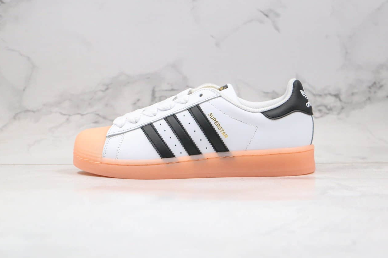 Adidas Superstar 'Rubber Shelltoe - Coral' FW3553 | Stylish and Versatile Sneakers
